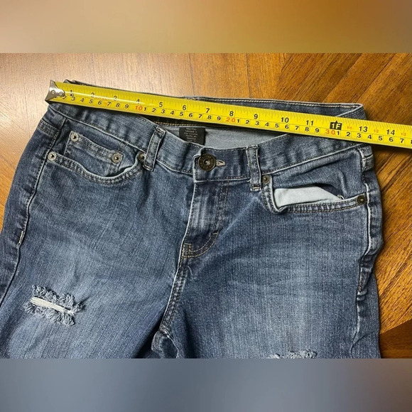 Calvin Klein Womens Flare Fit Distressed Jeans Size 27 - Picture 9 of 13